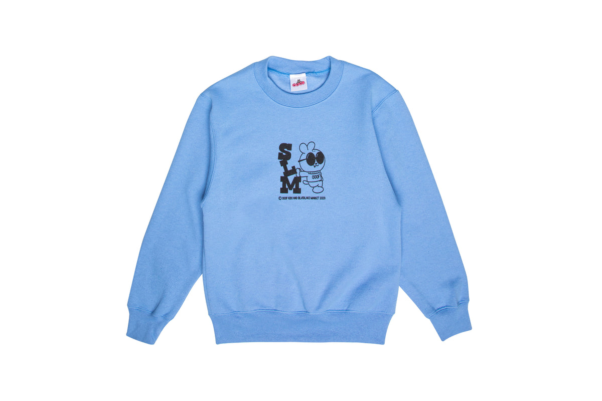 キッズ　SMOOTHY x WDS CREW NECK SWEAT SHIRT AWDis Kids' Sweatshirt 
