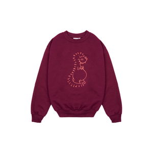 Connect The Dots Crewneck [Maroon]